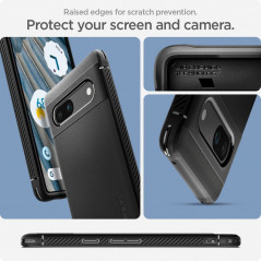 Kryt Spigen Armor na Google Pixel 7a Uhlíkové vlákno, Elegantní  Černý