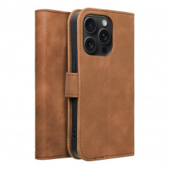 Peněženkové pouzdro TENDER Book na Apple iPhone 15 Pro Hnědý
