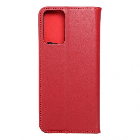 Peněženkové pouzdro Leather case SMART PRO na XIAOMI Redmi Note 12s Elegantní  Vinově červený