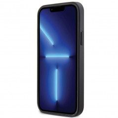 Kryt Guess Metal Logo Starss Crossbody na Apple iPhone 12 Pro Elegantní  Černý