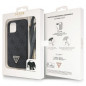 Kryt Guess Metal Logo Starss Crossbody na Apple iPhone 12 Pro Elegantní  Černý