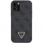 Kryt Guess Metal Logo Starss Crossbody na Apple iPhone 12 Elegantní  Černý