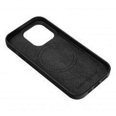 Kryt Leather Mag Cover na Apple iPhone 13 Elegantní  MagSAFE  Černý