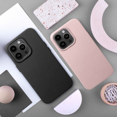 Kryt Leather Mag Cover na Apple iPhone 13 Elegantní  MagSAFE  Černý