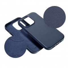 Kryt Leather Mag Cover na Apple iPhone 11 Elegantní  MagSAFE  Indigový modrý
