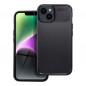 Kryt CARBON PREMIUM na Apple iPhone 14 Elegantní  Černý