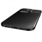 Kryt CARBON PREMIUM na Apple iPhone 14 Elegantní  Černý