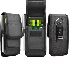Univerzální pouzdro, Vertikální pouzdro Vertical Belt Holster OXFORD na Apple iPhone 13 Pro Černý