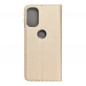 Peněženkové pouzdro Smart Case Book na Motorola Moto G31 Zlatý