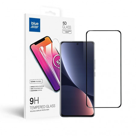 Tvrzené sklo  Blue Star 5D Full Glue na XIAOMI 12 Pro Průhledný
