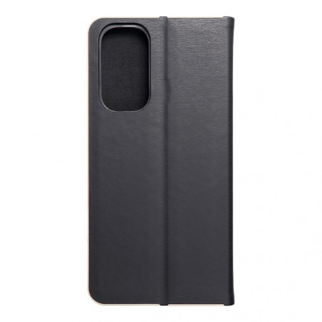 Peněženkové pouzdro LUNA Book Gold na XIAOMI Redmi Note 11 Elegantní  Černý