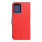 Peněženkové pouzdro Fancy Book na realme C35 Červený / Námořnická modrá