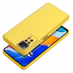Kryt LEATHER na XIAOMI Redmi Note 11 Pro Plus 5G Žlutý