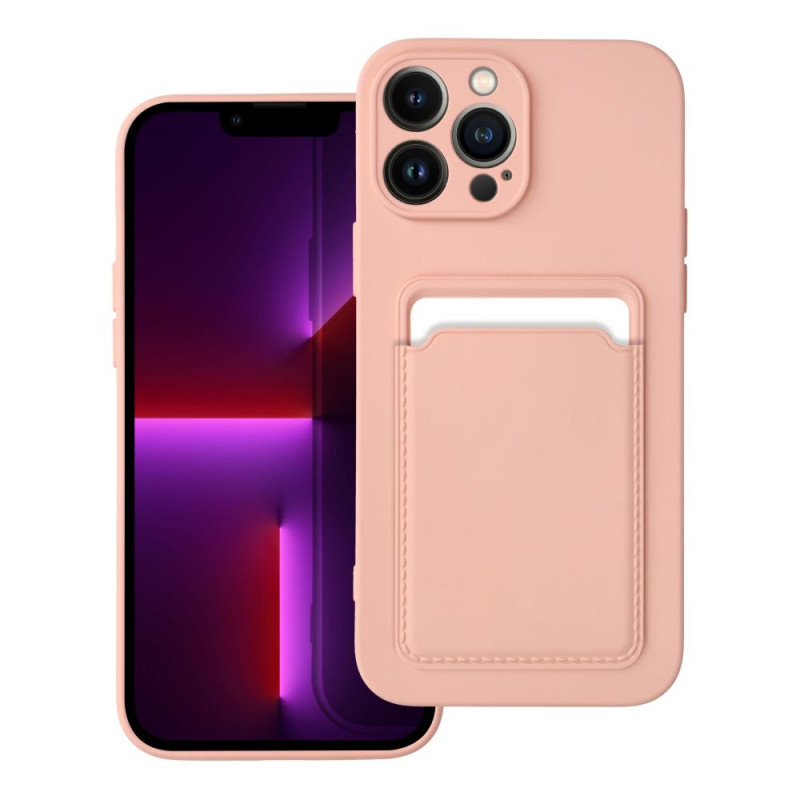 Kryt Card na Apple iPhone 13 Pro Max Růžový