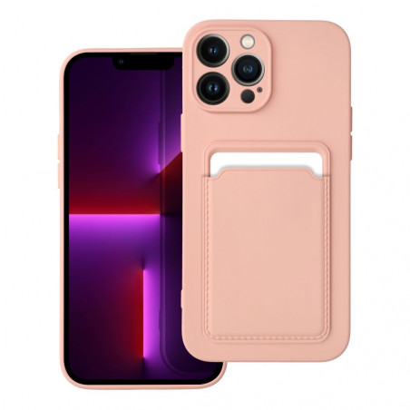 Kryt Card na Apple iPhone 13 Pro Max Růžový