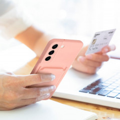 Kryt Card na Samsung Galaxy A52s 5G Růžový