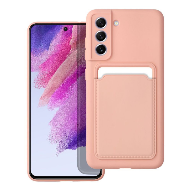 Kryt Card na Samsung Galaxy S21 FE 5G Růžový
