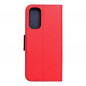 Peněženkové pouzdro Fancy Book na XIAOMI Redmi Note 11 Červený / Námořnická modrá