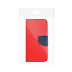 Peněženkové pouzdro Fancy Book na realme 9i Červený / Námořnická modrá