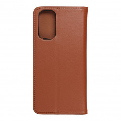 Peněženkové pouzdro Leather case SMART PRO na XIAOMI Redmi Note 11 Elegantní  Hnědý