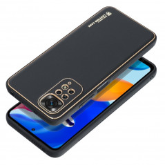 Kryt LEATHER na XIAOMI Redmi Note 11 Černý