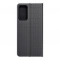Peněženkové pouzdro LUNA Book Carbon na XIAOMI Redmi Note 11 Pro Uhlíkové vlákno, Elegantní  Černý