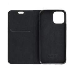 Peněženkové pouzdro LUNA Book Carbon na XIAOMI Redmi Note 11 Pro Uhlíkové vlákno, Elegantní  Černý