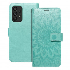 Peněženkové pouzdro MEZZO Book na Samsung Galaxy A53 5G Mandala  Zelený