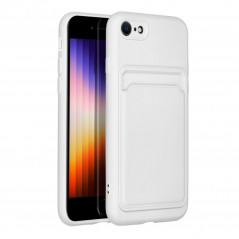 Kryt Card na Apple iPhone SE 2022 5G Bílý