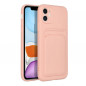 Kryt Card na Apple iPhone 11 Růžový