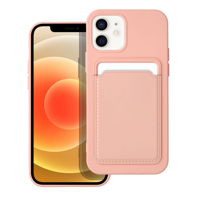 Kryt Card na Apple iPhone 12 Pro Růžový