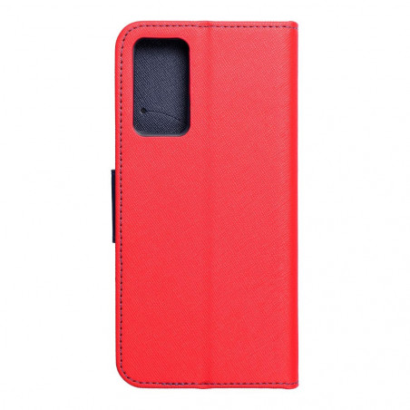 Peněženkové pouzdro Fancy Book na XIAOMI Redmi Note 11 Pro 5G Červený / Námořnická modrá