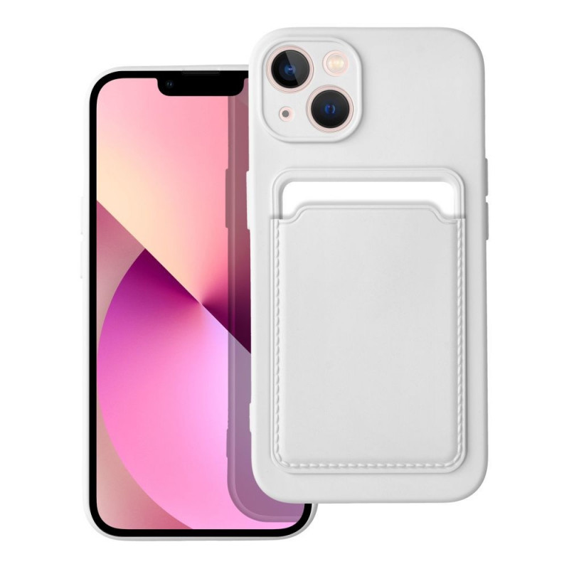 Kryt Card na Apple iPhone 13 Bílý