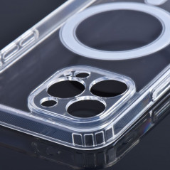 Kryt Clear Mag Cover na Apple iPhone 12 Pro Max MagSAFE  Průhledný