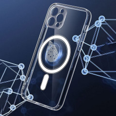 Kryt Clear Mag Cover na Apple iPhone 13 MagSAFE  Průhledný