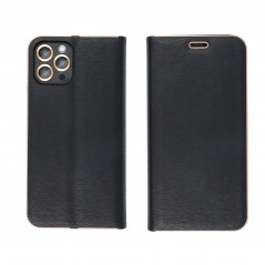 Peněženkové pouzdro LUNA Book Gold na XIAOMI Redmi Note 11 Pro Elegantní  Černý