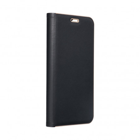 Peněženkové pouzdro LUNA Book Gold na XIAOMI Redmi Note 11 Pro 5G Elegantní  Černý