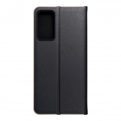 Peněženkové pouzdro LUNA Book Gold na XIAOMI Redmi Note 11 Pro 5G Elegantní  Černý