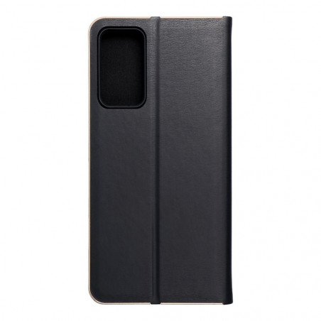 Peněženkové pouzdro LUNA Book Gold na XIAOMI Redmi Note 11 Pro 5G Elegantní  Černý