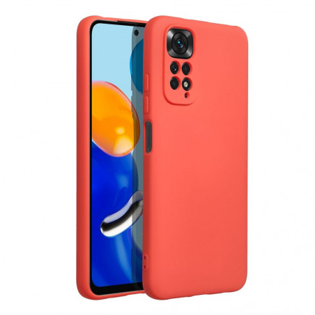 Kryt Silicone na XIAOMI Redmi Note 11 Elegantní  Broskvový