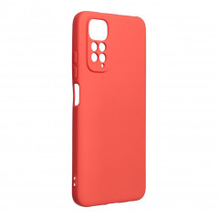 Kryt Silicone na XIAOMI Redmi Note 11 Elegantní  Broskvový