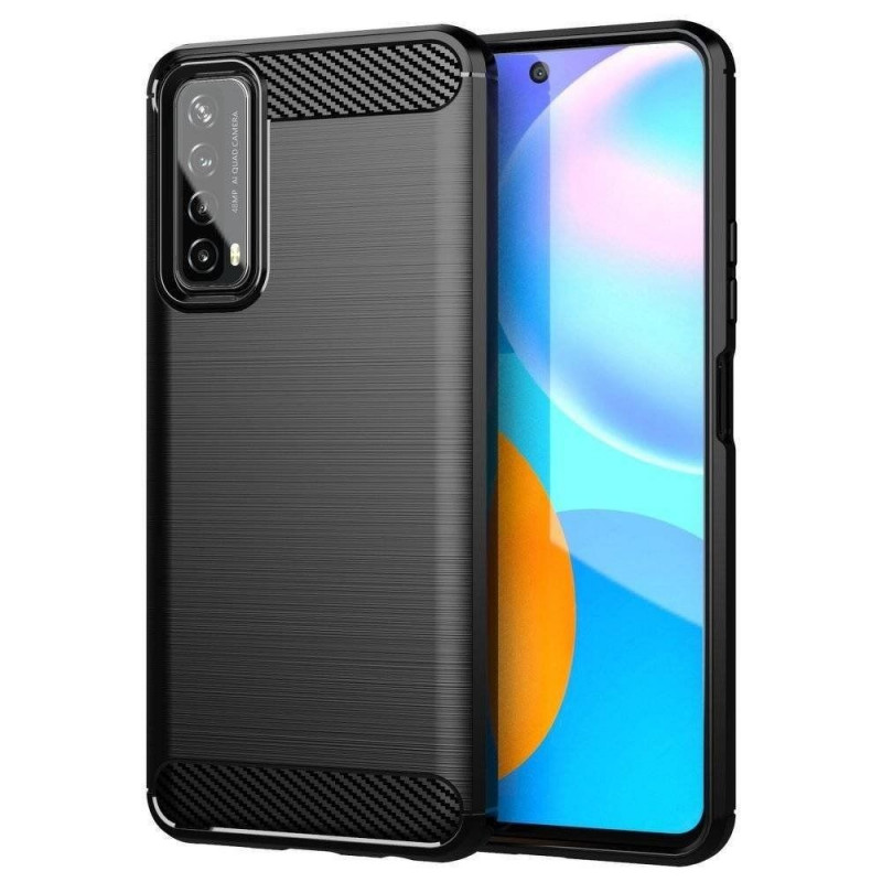 Kryt Carbon na Huawei P Smart 2021 Elegantní  Černý