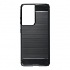 Kryt Carbon na Samsung Galaxy S21 5G Elegantní  Černý