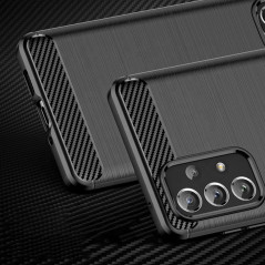 Kryt Carbon na Samsung Galaxy A72 5G Elegantní  Černý
