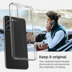 Kryt Spigen Ultra Hybrid na Samsung Galaxy S22 Křišťálově čistý  Průhledný
