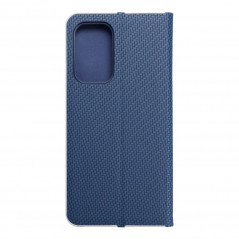 Peněženkové pouzdro LUNA Book Carbon na Samsung Galaxy A53 5G Uhlíkové vlákno, Elegantní  Modrý