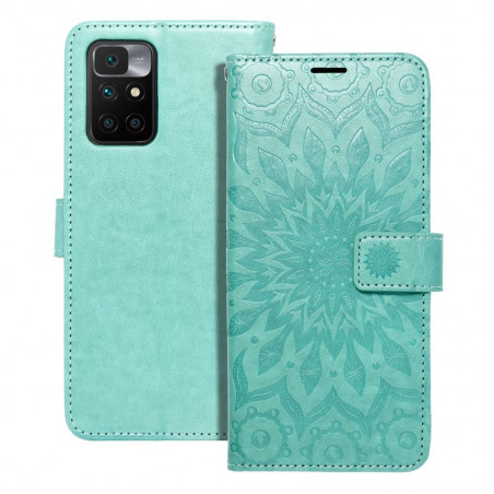 Peněženkové pouzdro MEZZO Book na XIAOMI Redmi 10 2022 Mandala  Zelený