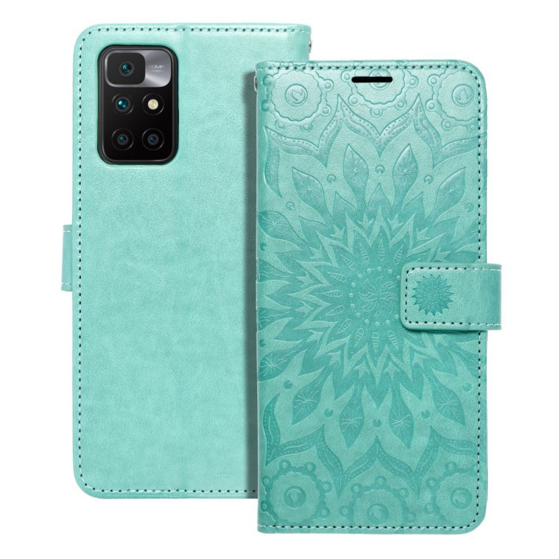 Peněženkové pouzdro MEZZO Book na XIAOMI Redmi 10 5G Mandala  Zelený