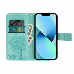 Peněženkové pouzdro MEZZO Book na Samsung Galaxy A13 5G Strom  Zelený