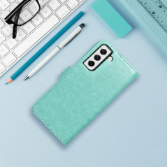 Peněženkové pouzdro MEZZO Book na Samsung Galaxy A04s Mandala  Zelený